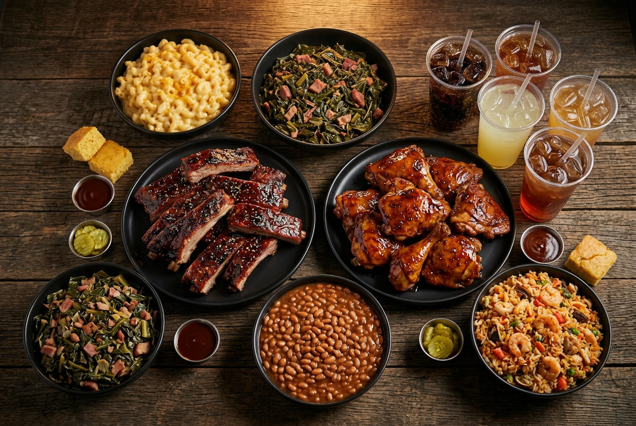 Family Feast spread